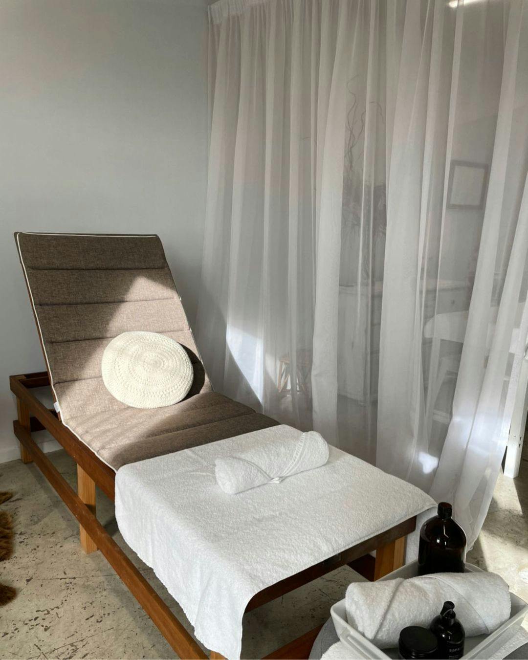 Someone shows off their black-tipped nails by Society, one of Auckland's best nail salons.